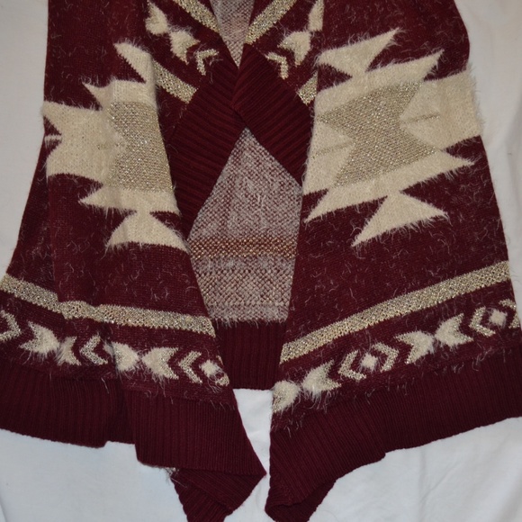 BCBGMaxAzria Open Front Heavy Cardigan M - Picture 4 of 5